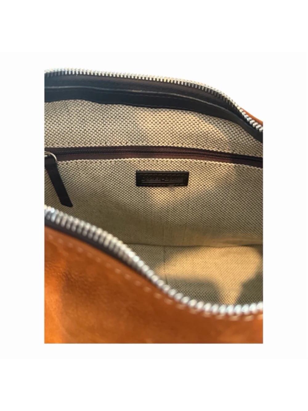 Dooney & Bourke Vintage Brown Suede Shoulder Bag Hobo Satchel large